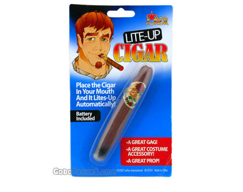 Lite Up Fake Cigar