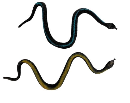 8" Rubber Snakes Set of 2