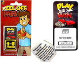 Peel Off Prank Sticker-Win $250 0180