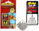 Peel Off Prank Sticker-Win Trip To Space 0169