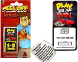 Peel Off Prank Sticker-Win $25000 0197