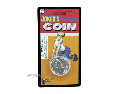 Joker's Stick On Coin