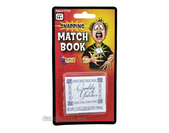 Snapping Match Book