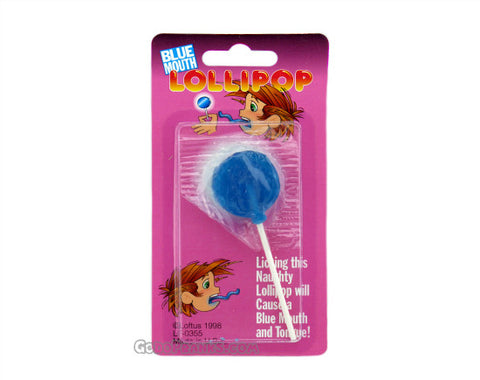 Blue Mouth Lollipop