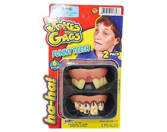 Funny Goofy Teeth  2 pack